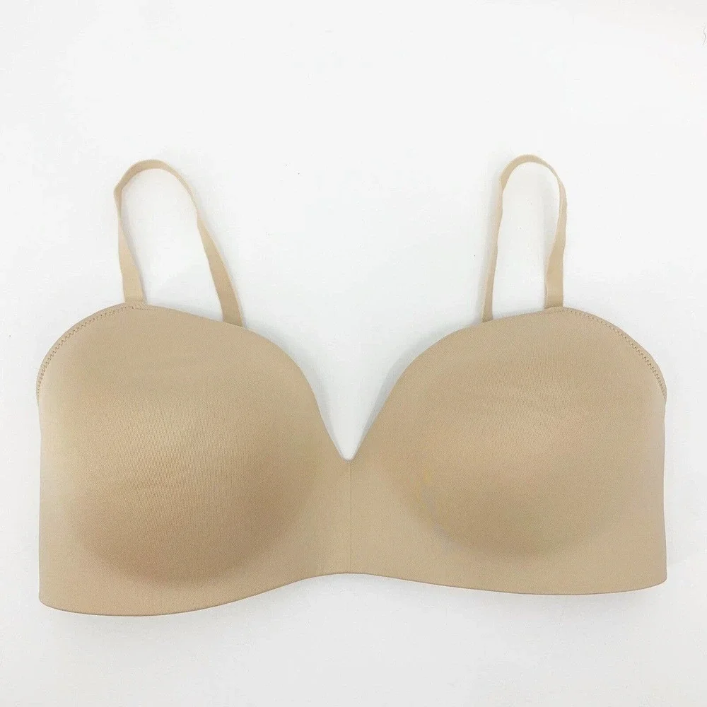 Maidenform Self Expression Wireless Bra Size 40C Convertible Straps Molded Cup